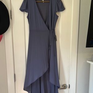 Soieblu Deep Blue Midi Dress